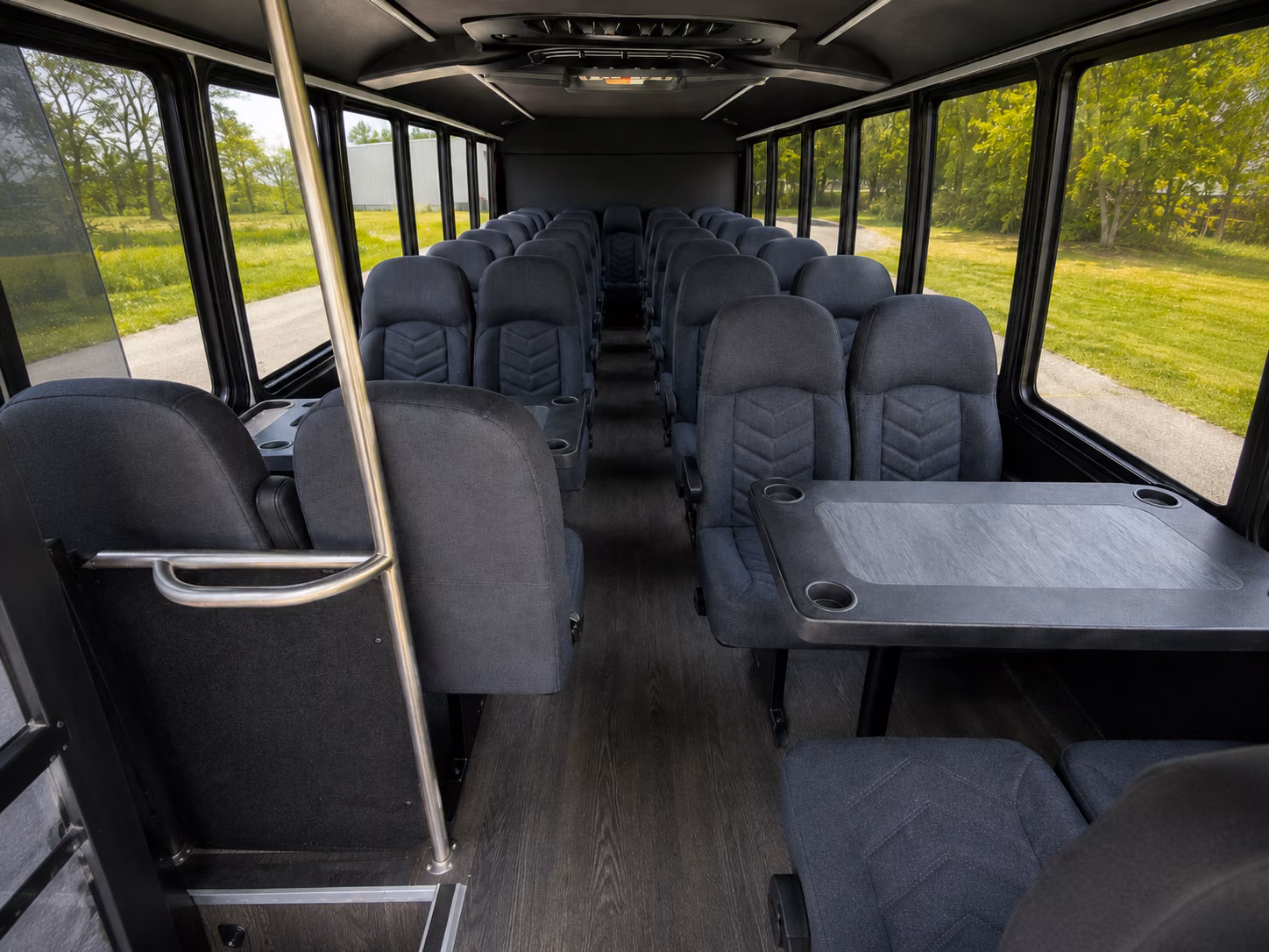 gardena 18 passenger minibus inside
