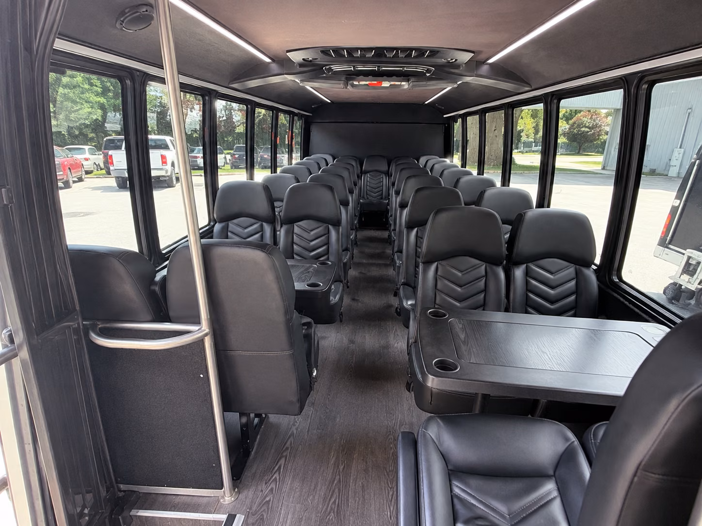 gardena 18 passenger minibus interior