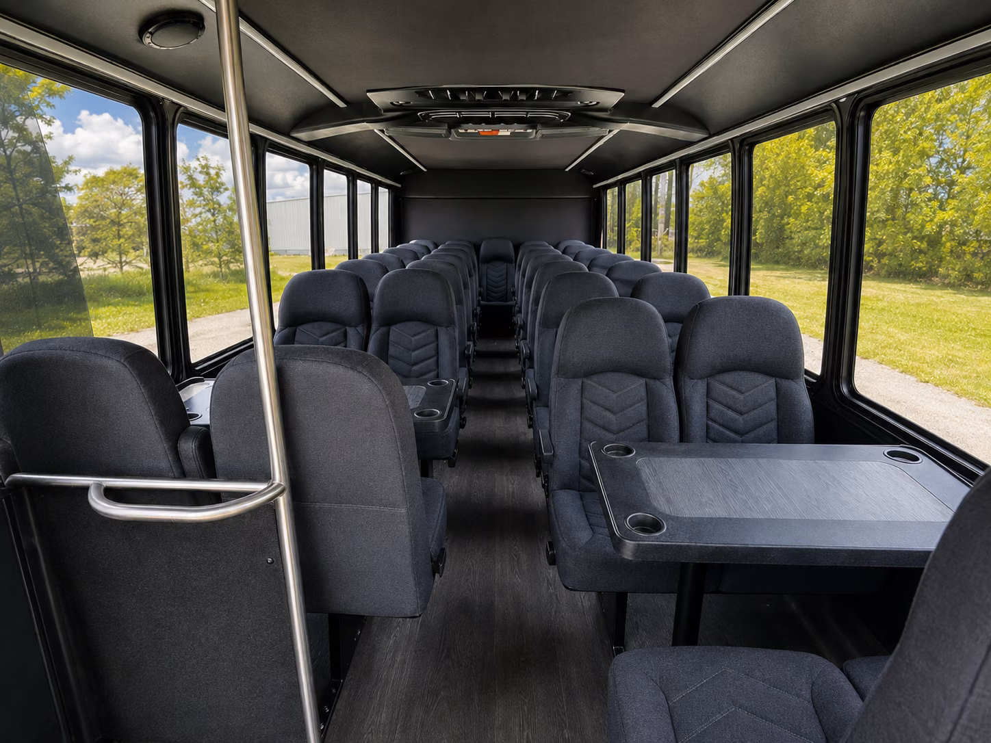 gardena 20 passenger minibus inside
