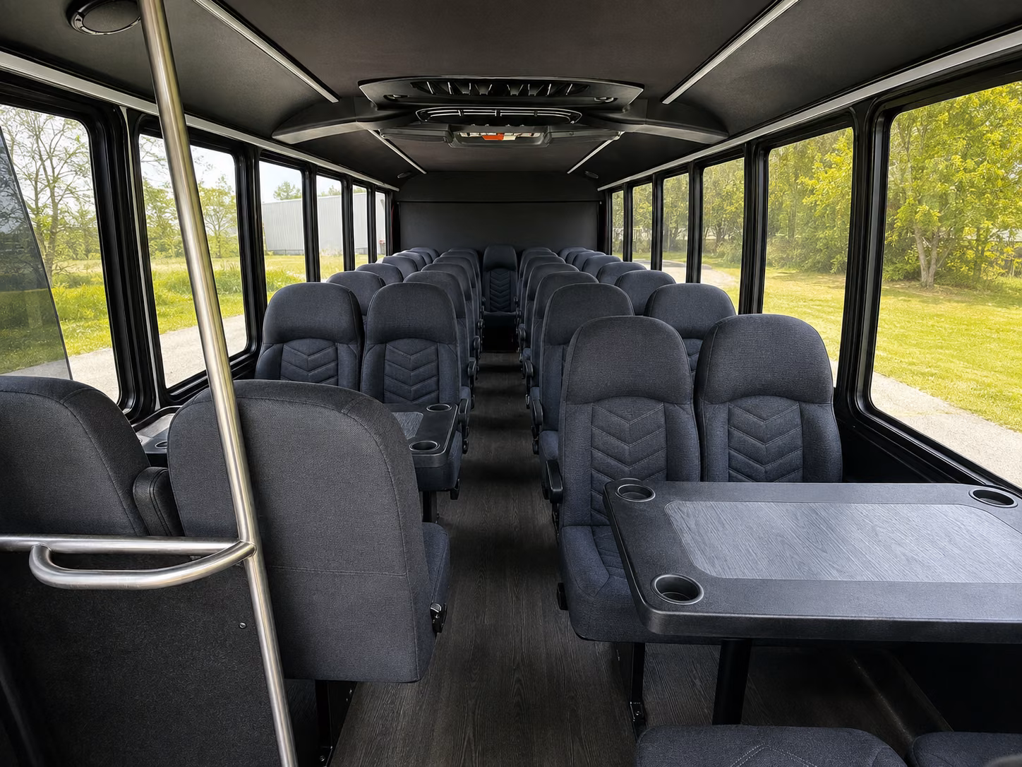 gardena 20 passenger minibus interior