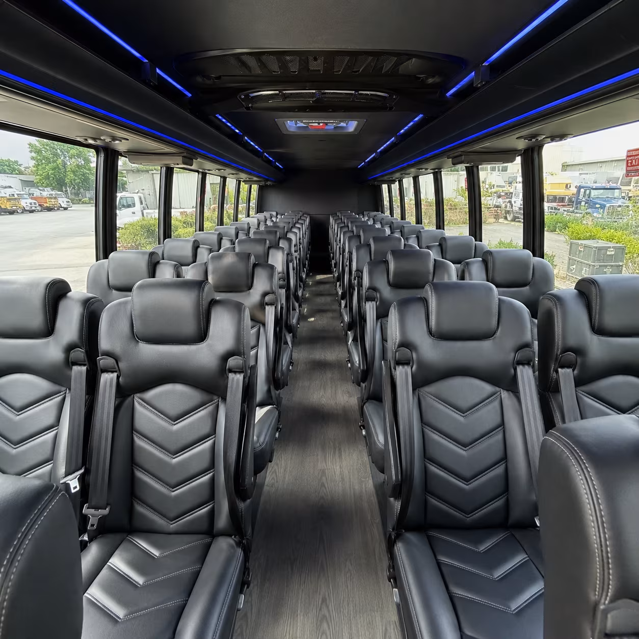 gardena 30 passenger minibus inside