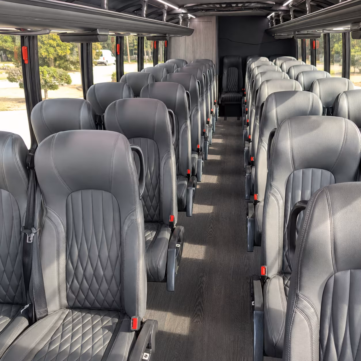 gardena 35 passenger minibus inside