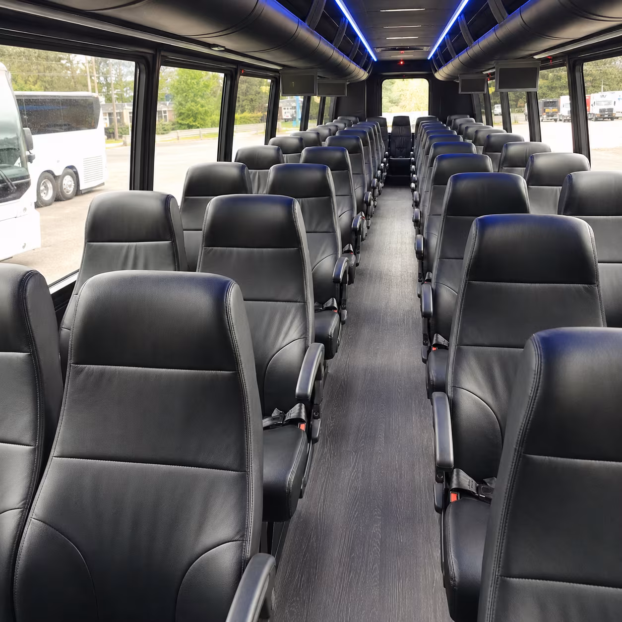 gardena 35 passenger minibus interior