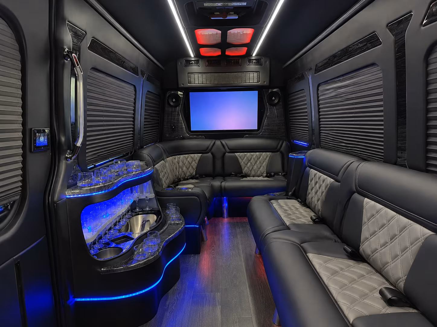 gardena sprinter limousine inside